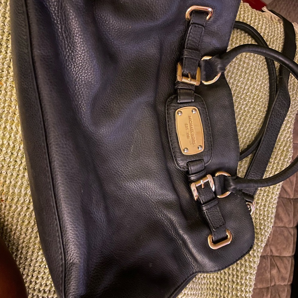 Black Leather Handbag